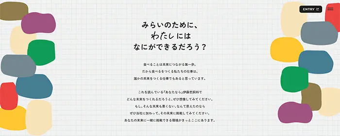 No.54　伊藤忠飼料株式会社 RECRUIT SITE　レモンな向上心|WEBサイト100選